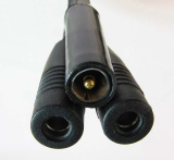 Bipolar adapter for Martin ME200 and ME400 coagulators to banana connectors