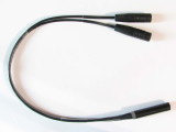 Bipolar adapter for Martin ME200 and ME400 coagulators to banana connectors