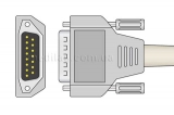 Универсальный кабель ЭКГ к электрокардиографам со штекерами отведений 4 мм и пружиной (banana)