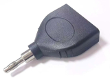 Monopolar adapter for ERBE and Storz Autocon coagulators to banana connectors