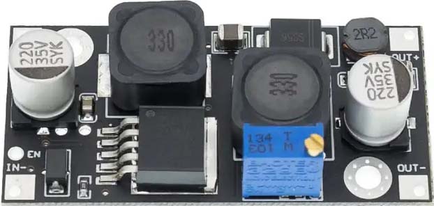 Step up-down converter with voltage ajustment as U4